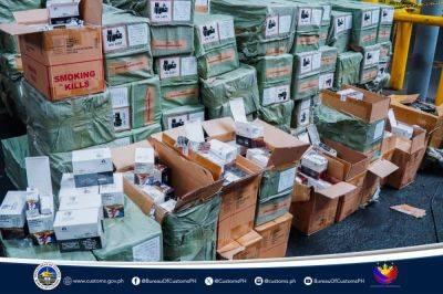 Customs seizes P791M worth of smuggled cigarettes