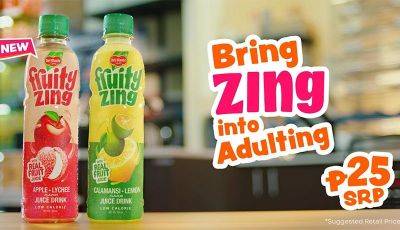 Bring zing into adulting with Del Monte Fruity Zing!