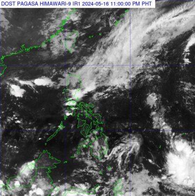 Pagasa sees 13-16 storms this year