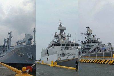 Ian Laqui - Indian Navy ships arrive in Manila for ‘goodwill visit’ - philstar.com - Philippines - India - region Indo-Pacific - city Manila, Philippines