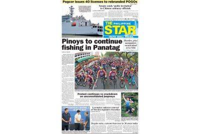 The STAR Cover (May 20, 2024) - philstar.com