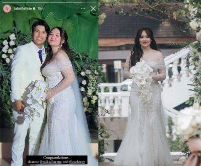 Jan Milo Severo - Angelika Dela Cruz turns emotional on sister Mika, Nash Aguas wedding - philstar.com - Philippines - city Manila, Philippines