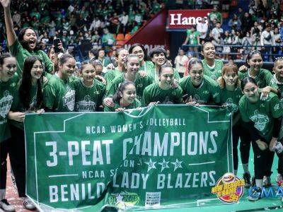 Jade Gentapa - Joey Villar - 'Greedy kami': Lady Blazers seek more NCAA volleyball glory - philstar.com - Philippines - city Manila, Philippines
