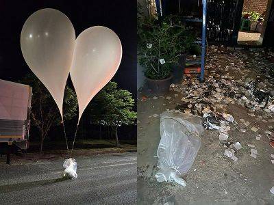 North Korea sends balloons of 'trash, feces' into South