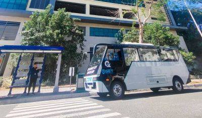E-bus transports FEU Alabang students