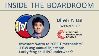 Inside the boardroom with CREIT president Oliver Tan