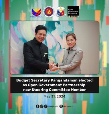 Budget Secretary Pangandaman elected as Open Government Partnership new Steering Committee Member - dbm.gov.ph - Philippines - Brazil - Britain - Estonia - Morocco