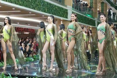 Binibining Pilipinas 2024 delegates sizzle at swimsuit fashion show