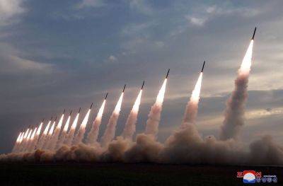 NKorea's Kim directs missile firing drills