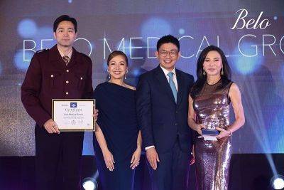 Belo Medical Group proves it's the pioneer in beauty treatments in Philippines; wins top award - philstar.com - Philippines - city Manila, Philippines