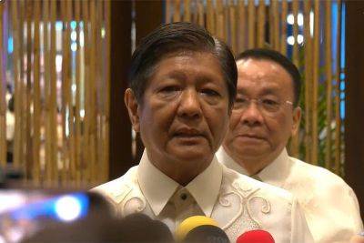 Marcos: No water cannons for Philippine ships in WPS