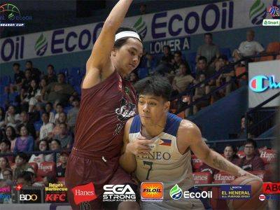 Ralph Edwin Villanueva - Chris Koon - Francis Lopez - Precious Momowei - Maroons rout Blue Eagles to stay unscathed in Filoil cagefest - philstar.com - Philippines - county San Juan - county Centre - city Manila, Philippines