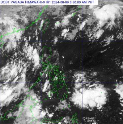 Arlie O Calalo - Robert Badrina - Southwest monsoon to bring rain showers - Pagasa - manilatimes.net - Philippines - region Ilocos - region Davao