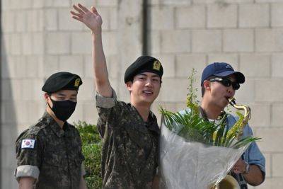 Army to ARMY: BTS mania hits Seoul with Jin 'huggathon'