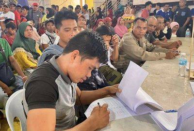 Ferdinand Marcos-Junior - John Unson - 4,034 Cotabato residents enlisted in DOLE’s 'cash-for-work' program - philstar.com - Philippines - region Bangsamoro - province Cotabato - city Cotabato, Philippines