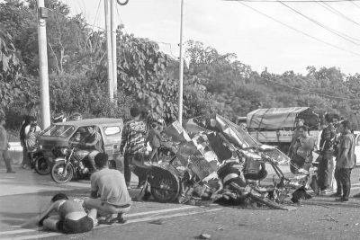 John Unson - 6 dead, 4 hurt in General Santos City highway accident - philstar.com - city Santos - city Cotabato