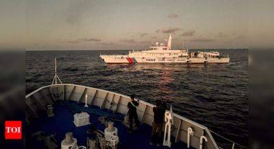 China coast guard says Philippine supply ship illegally intruded waters at Second Thomas Shoal
