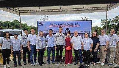 Toyota breaks ground for new dealership in Tugbok, Davao