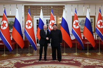 Vladimir Putin - Kim Jong Un - Putin and North Korea's Kim sign strategic partnership treaty - philstar.com - North Korea - Ukraine - Russia - city Moscow, Russia - city Pyongyang