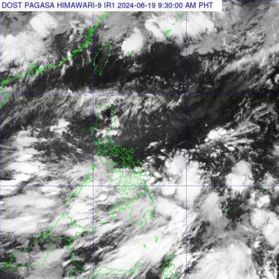 Cloudy skies, isolated downpours in most parts of PH due to 'habagat'