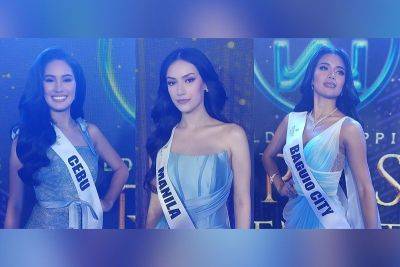 Earl DC Bracamonte - LIST: Miss World Philippines presents 2024 official candidates in sashing ceremony - philstar.com - Philippines - county Bay - county Del Norte - region Bicol - province Cagayan - province Quezon - city Santos - city Quezon - city Taguig - city Marikina - city Pasig - city Lucena - province Iloilo - city Iloilo - city Baguio - city Bacolod - city Manila, Philippines
