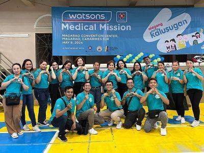 Watsons volunteer moms bring their compassionate hearts and healing hands to communities - philstar.com - Philippines - city Manila, Philippines