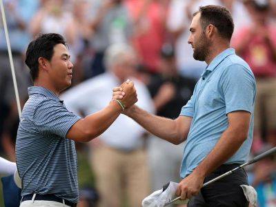 Tom Kim focuses on positives after Travelers playoff loss to Scheffler