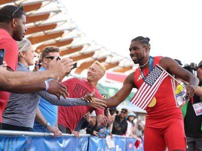 Noah Lyles wins 100m at US trials to qualify for Paris Olympics