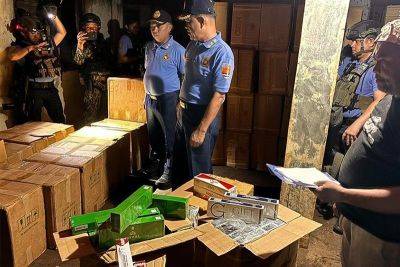 Cops seize P10.6-M worth of smuggled cigarettes in Sulu