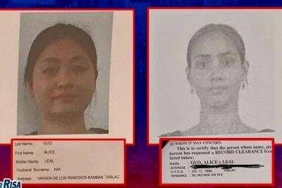 Sherwin Gatchalian - Risa Hontiveros - Ian Laqui - 'Stolen identity?': NBI document reveals ‘2’ Alice Guos - philstar.com - Philippines - city Tarlac - city Manila, Philippines
