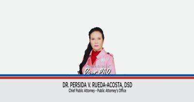 Persida Acosta - Justice - Survey is immaterial in proving ownership over a land covered by Torrens Title - manilatimes.net - Philippines