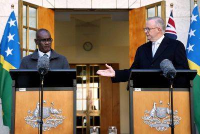 Solomon Islands PM visits Australia
