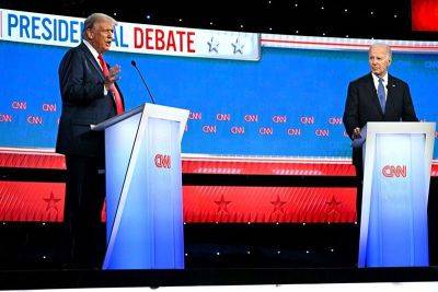 Joe Biden - Donald Trump - Biden, Trump take stage for US presidential debate - philstar.com - Usa