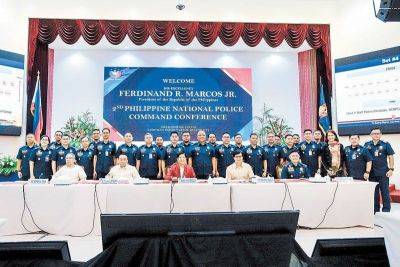 President Marcos holds command conference with PNP