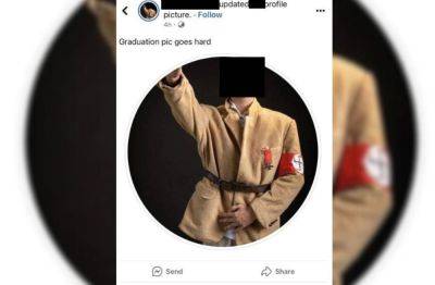 Student gets backlash for Nazi graduation picture