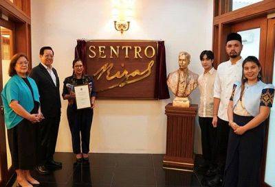 NCCA, Philippine Embassy in Malaysia inaugurate Sentro Rizal Kuala Lumpur