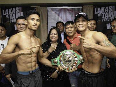 Maquilan, Facularin fight for regional WBC bantam belt in 'Blow-By-Blow'