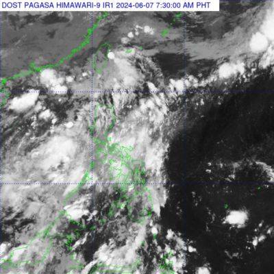 'Habagat' to bring cloudy skies, showers in most of PH until weekend — Pagasa