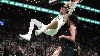 Celtics rout Mavericks 107-89 in Game 1 of NBA Finals behind Brown, returning Porzingis