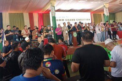 Thousands join BARMM's grand political coalition