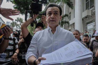 Rodrigo Duterte - Bong Go - Ian Laqui - Antonio Trillanes Iv - Trillanes files plunder, graft charges vs former President Duterte - philstar.com - Philippines - France - city Davao - city Manila, Philippines