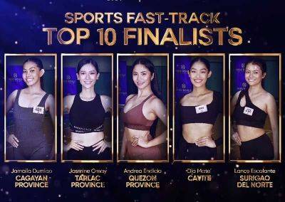 Asia Arena - Earl DC Bracamonte - Miss World Philippines 2024 announces Sports Challenge finalists - philstar.com - Philippines - city Quezon - city Victoria - city Manila, Philippines