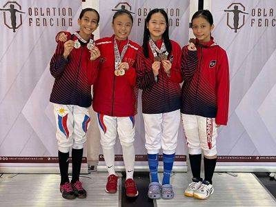 Red Warriors - UE fencers shine in Oblation fencing - philstar.com - Philippines - Thailand - France - Taiwan - county San Miguel - city Quezon - city Manila, Philippines