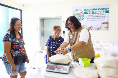 DA adds 3 more KADIWA centers in large-scale trial of P29 rice progam