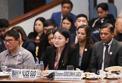 George Garcia - Cecille Suerte Felipe - Risa Hontiveros - Alice Guo - Senate summons Guo, but subpoena not received - philstar.com - Philippines - city Manila, Philippines