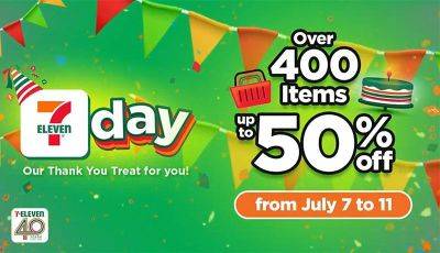 Steal deals on 7-Eleven Day with discounts on over 400 items - philstar.com - Philippines - city Manila, Philippines