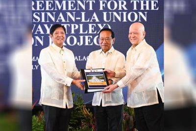 Lucas Bersamin - Alexis Romero - Ramon Ang - Manuel Bonoan - Marcos: Finish TPLEX Extension Segment 1 by 2028 - philstar.com - Philippines - state Louisiana - county San Miguel - county San Juan - county Union - city Manila, Philippines