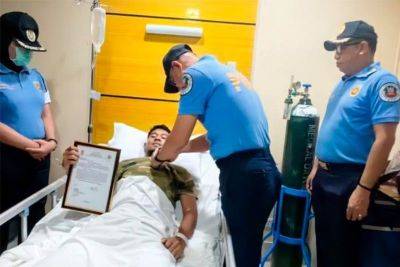 John Unson - BARMM cop hurt in clash with drug peddlers cited for gallantry - philstar.com