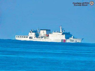 Michael Punongbayan - Jay Tarriela - Teresa Magbanua - Vincent Trinidad - China's 'monster ship' stays close to BRP Teresa Magbanua at Escoda Shoal - philstar.com - Philippines - China - county Ray - city Powell, county Ray - city Manila, Philippines