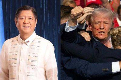 Joe Biden - Ferdinand Marcos-Junior - Donald Trump - Ian Laqui - Barack Obama - Marcos condemns political violence after assassination attempt vs Trump - philstar.com - Philippines - state Pennsylvania - city Manila, Philippines - county Butler